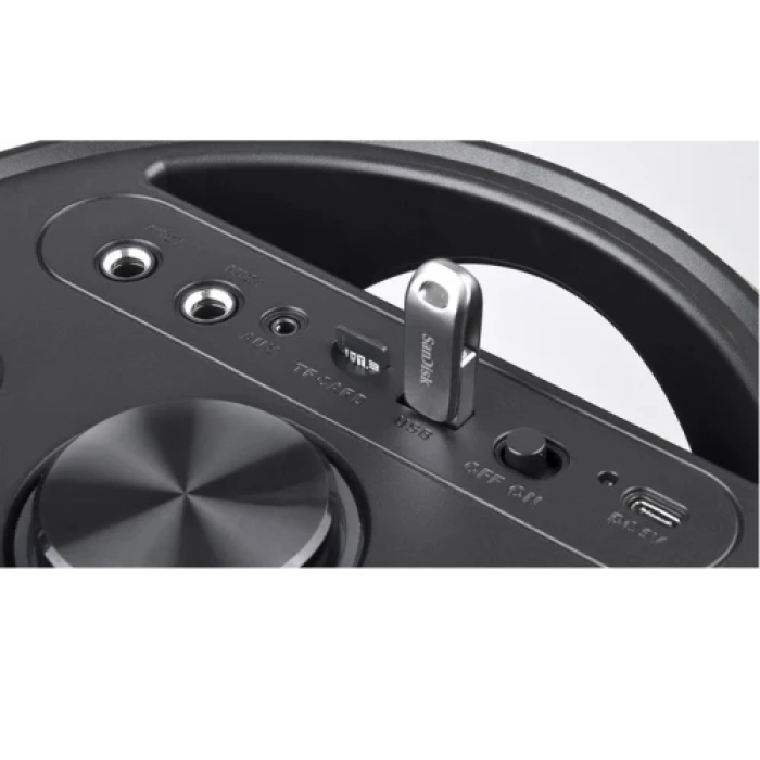 Портативна Bluetooth-колонка REAL-EL X-780 чорного кольору