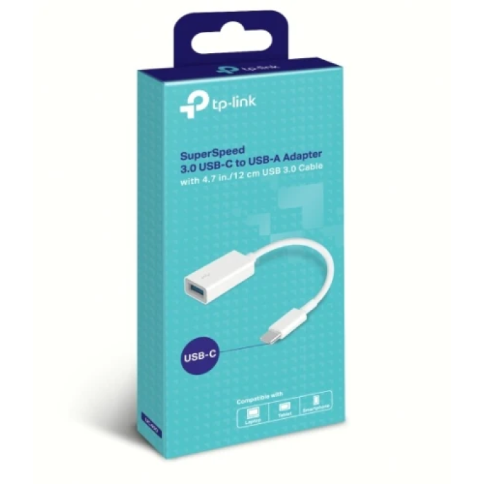 Адаптер TP-Link UC400 USB Type-C — USB 3.0, білий