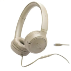 Накладні навушники (гарнітура) JBL Tune 530C Beige USB-C