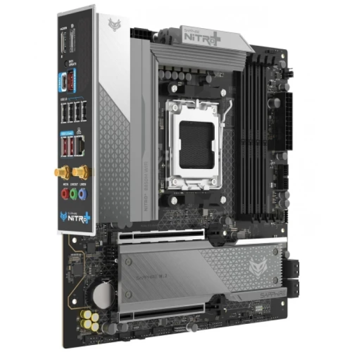 Материнська плата Sapphire NITRO+ B850M WIFI для AM5 у форматі MicroATX