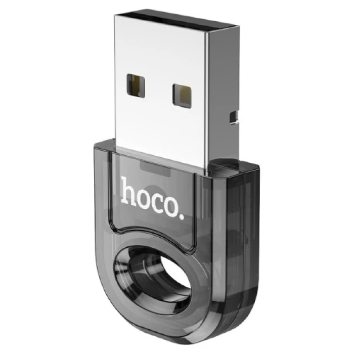 USB Bluetooth адаптер Hoco UA28 Slim чорного кольору