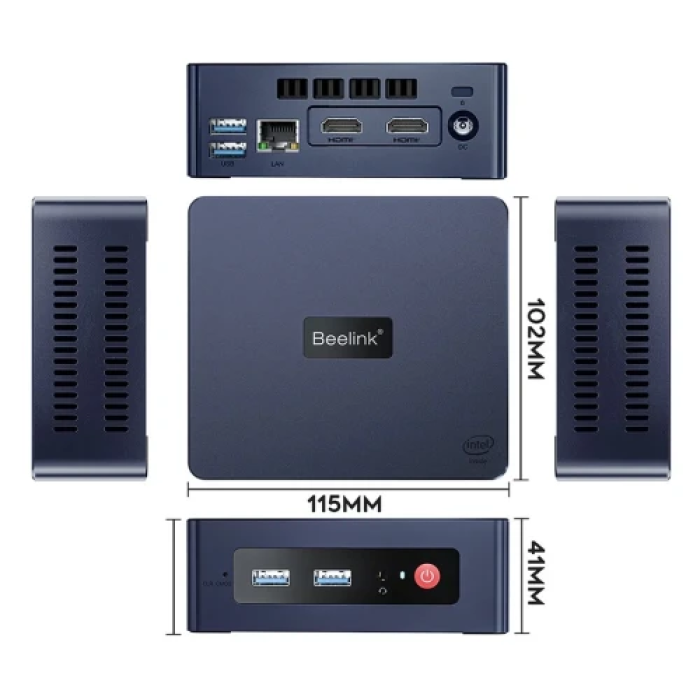 Міні-ПК Beelink MINI S13 на 16 ГБ ОЗП і SSD 1 ТБ