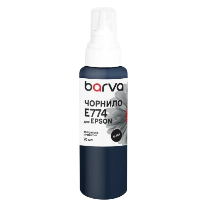 Пігментне чорнило Barva Epson 774 Black для принтерів Epson
