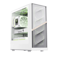 Корпус (шасі) GameMax AERIS 330 MW білий, Mid Tower, MicroATX/Mini-ITX, 4x120 мм ARGB