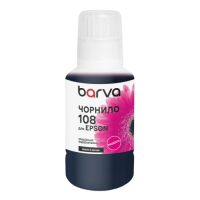 Чорнило для принтера (заправне чорнило) Barva Epson 108 Magenta для L8050/L18050, 140 мл
