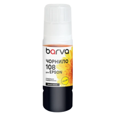 Чорнило для принтера (чорнильний флакон) Barva Epson 108 Yellow 70 мл