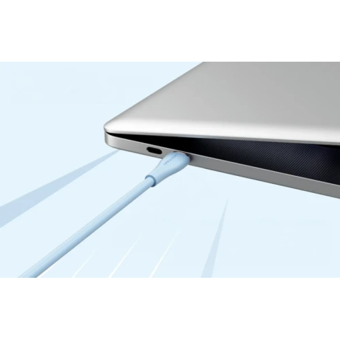 Кабель Vention USB-C — USB-C, 1,5 м, 100 Вт, синій