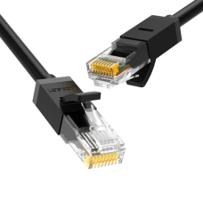 Патч-корд (мережевий кабель) Ugreen NW102 Cat.6 чорний, 1 м