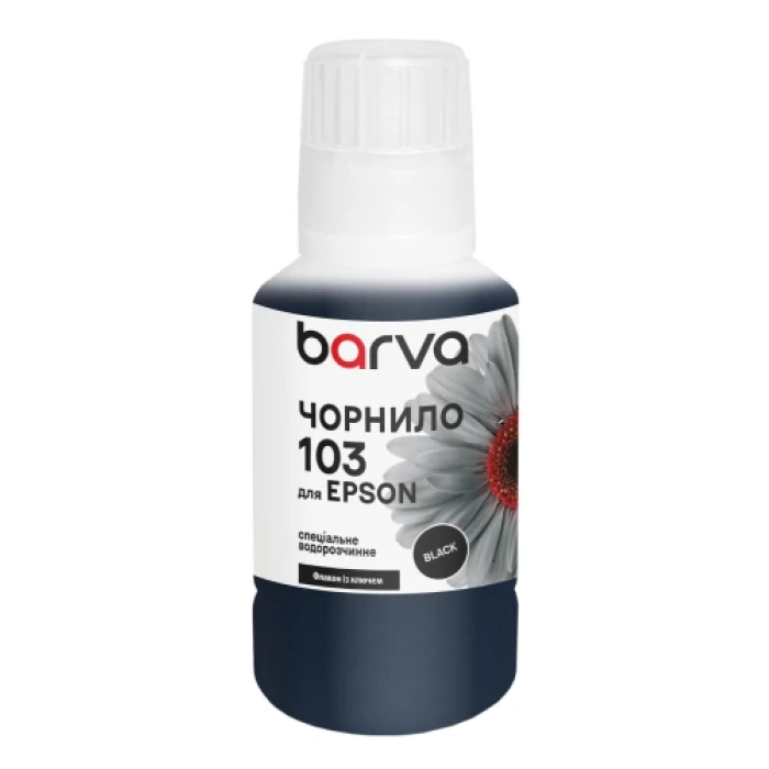 Заправне чорнило Barva для Epson 103 Black, 140 мл