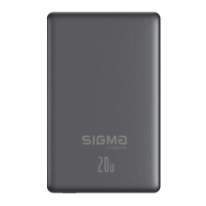 Павербанк (мобільна батарея) Sigma SI10A7QL-MAG 10000 мА·год, 20 Вт, Grey, MagSafe