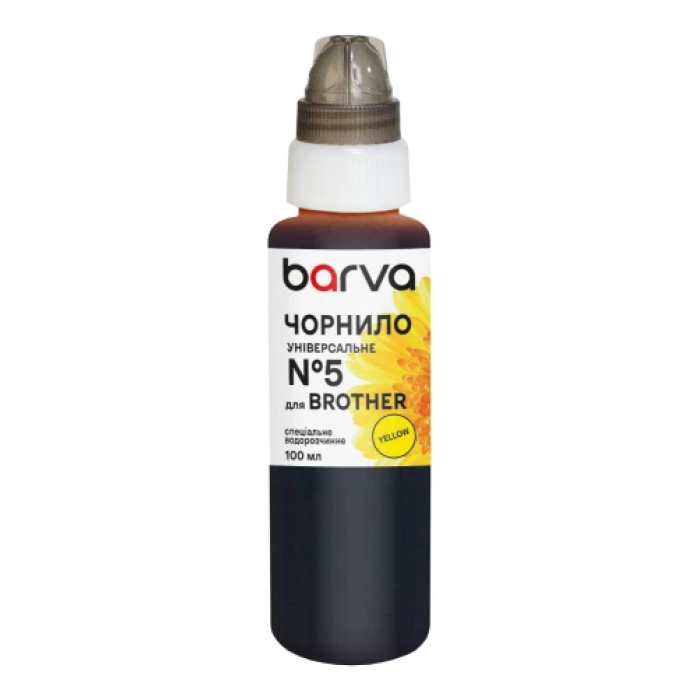 Жовте чорнило Barva BU5-482e для принтерів Brother