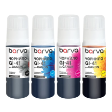 Чорнила для принтера (набір чорнил) Barva Canon GI-41 4×70 мл, Black/Cyan/Magenta/Yellow