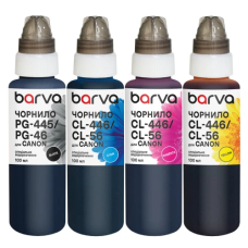 Чорнило для принтера (комплект чорнил) Barva CPG445-100-MP Canon 4×100 мл