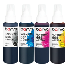 Чорнило для принтера (набір чорнил) Barva Epson 664 4×70 мл водорозчинні