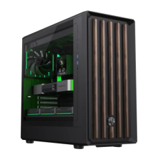 Корпус для ПК (комп’ютерний корпус) GameMax Claw 460 Wood/Black Mid Tower без блока живлення