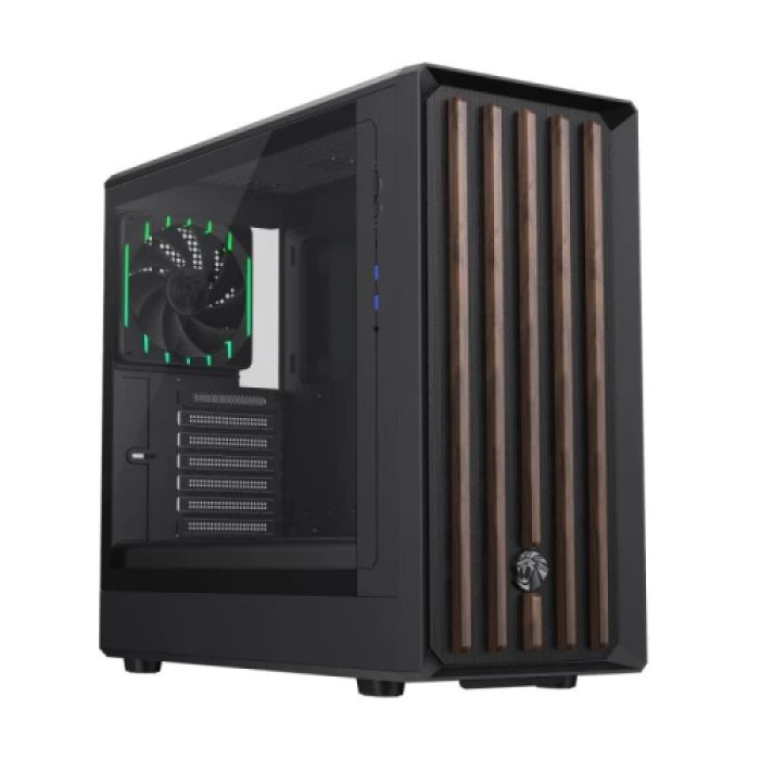Корпус GameMax Claw 460 Wood/Black Mid Tower без БЖ