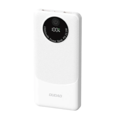 Павербанк (мобільна батарея) Dudao K12 10000 mAh білий, 22,5 Вт
