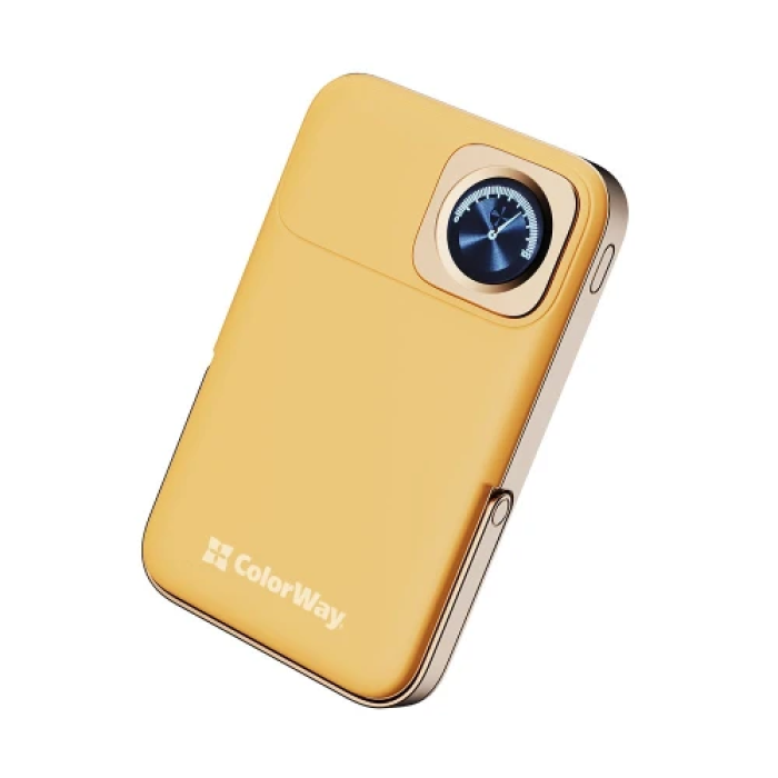 Повербанк ColorWay Amber на 10000 мА·год із заряджанням 22,5 Вт