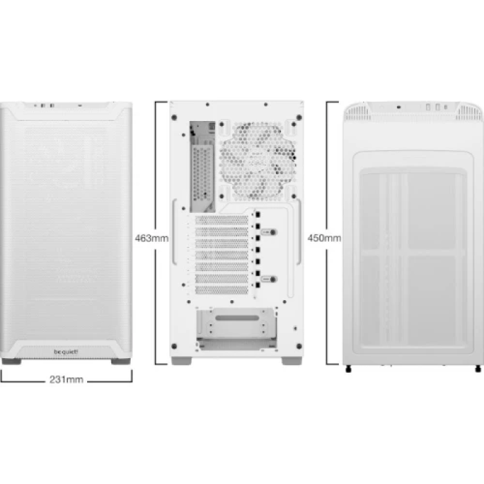 Корпус ПК be quiet! Pure Base 501 Airflow White для ATX-систем