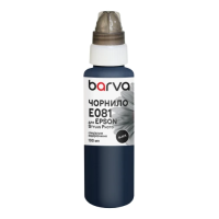 Чорнило для Epson (водорозчинне чорнило) Barva E081-324e Black 100 мл