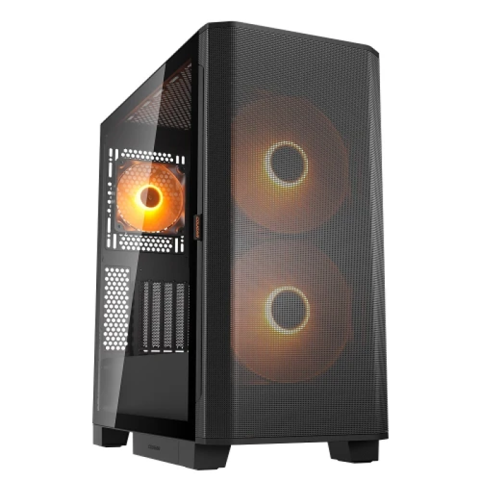 Корпус Cougar Airface Flo RGB Mid Tower чорний з 3 ARGB-вентиляторами