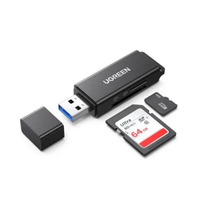 Кардридер Ugreen CM104 для карт microSD і SD
