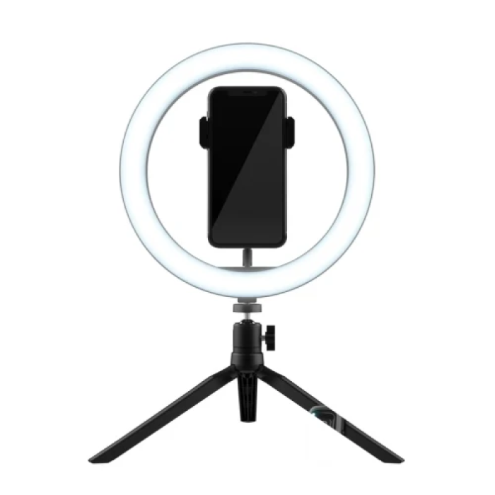Набір Trust Maku+ 2-in-1 для відеоблогінгу зі кільцевою лампою та зеленим екраном