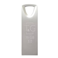 Флеш-накопичувач USB (USB-флешка) T&G Metal TG117 16 ГБ, USB 3.0, сріблястий