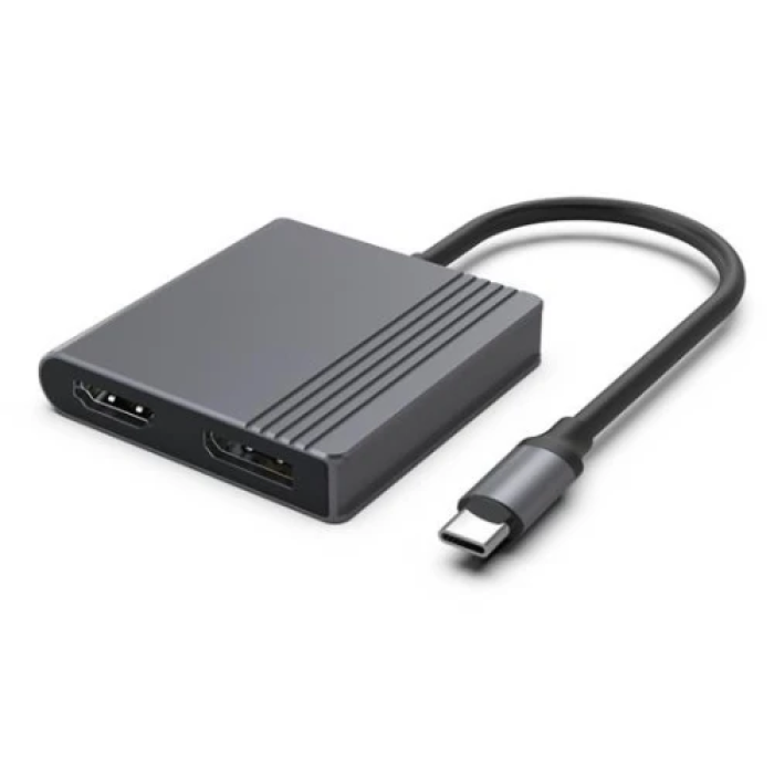 USB-хаб Gembird для підключення HDMI та DisplayPort у форматі 4K