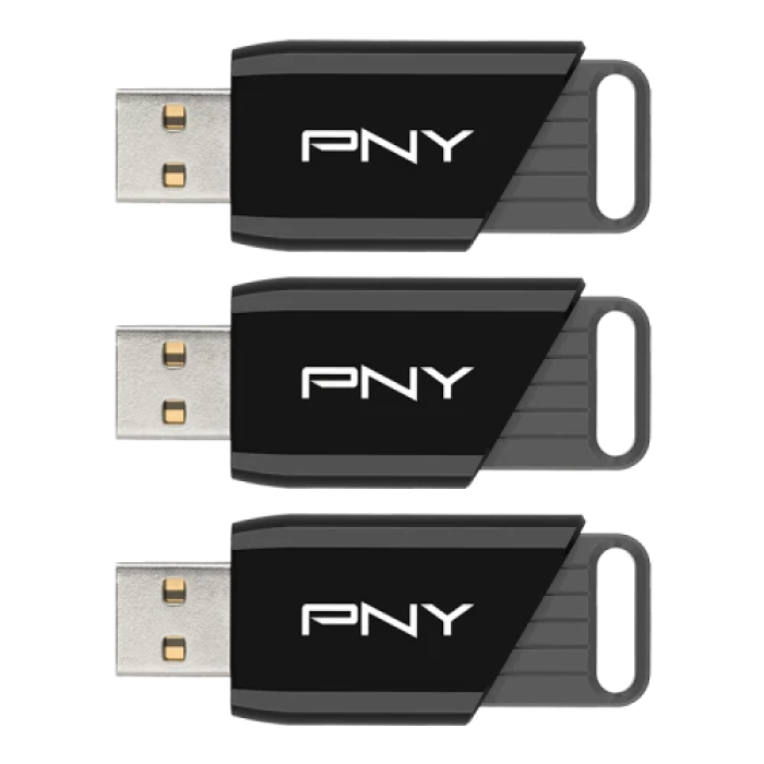 Флеш-накопичувач PNY Attaché X 128 ГБ — комплект із 3 штук