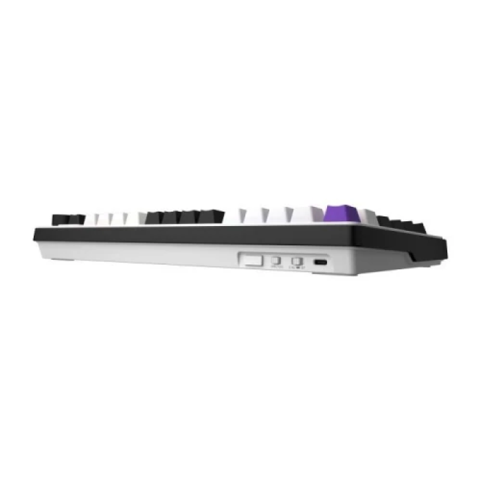 Механічна бездротова клавіатура Hator Hellyberry HK75 White/Violet 75%