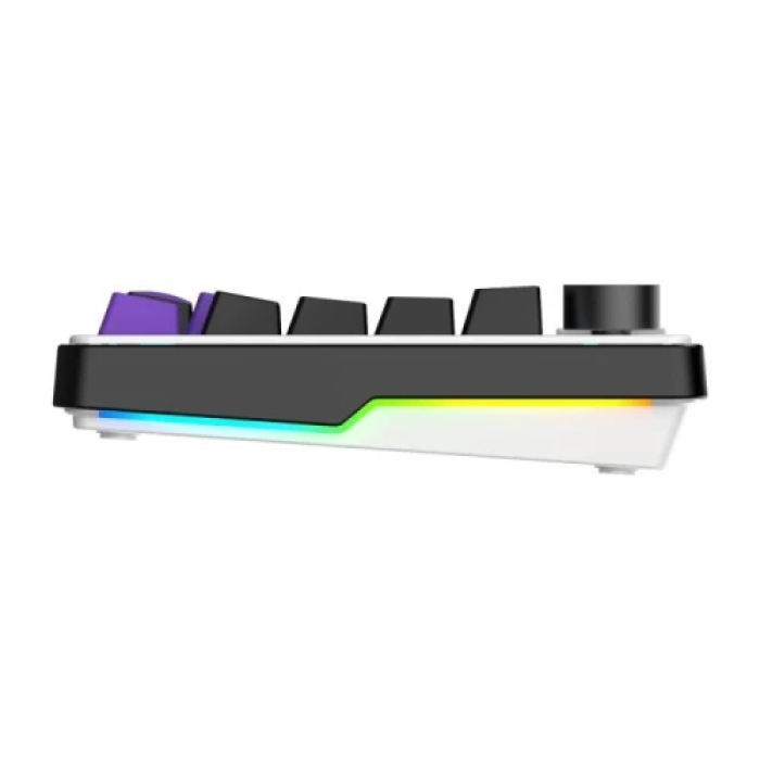 Механічна бездротова клавіатура Hator Hellyberry HK75 White/Violet 75%