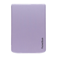 Обкладинка для електронної книги (чохол) PocketBook Shell Transparent Light фіолетова