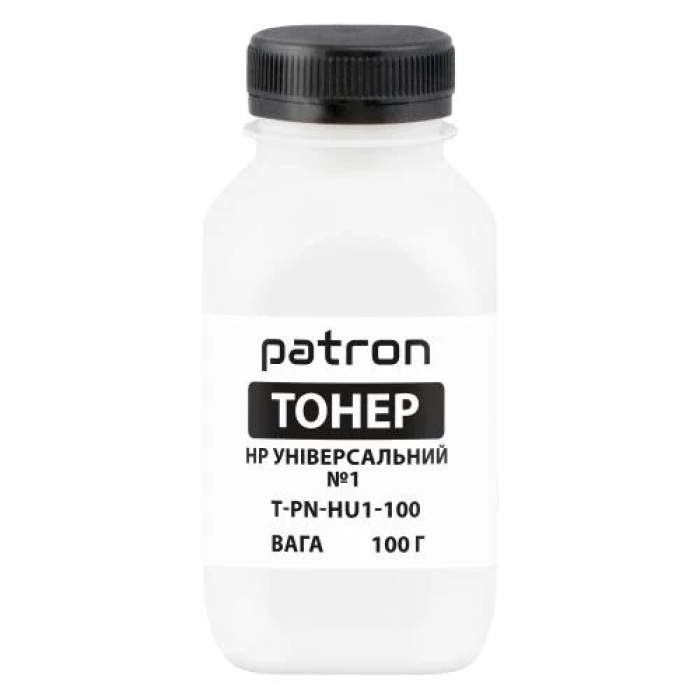Чорний тонер Patron PN-HU1-100 для лазерного принтера, 100 г