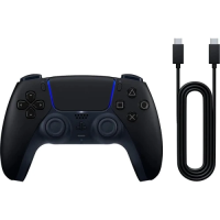 Геймпад (ігровий контролер) Sony PlayStation 5 DualSense Midnight Black кабель Type-C - Type-C