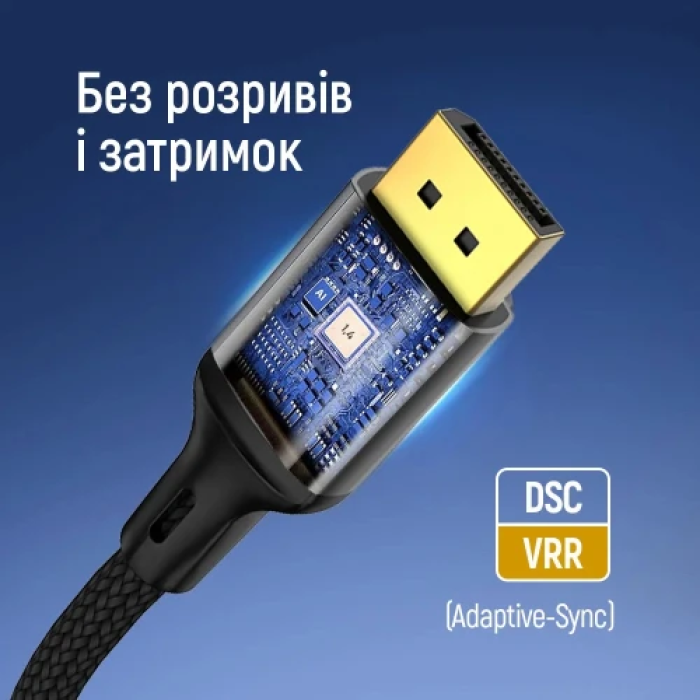 Кабель DisplayPort ColorWay CW-CBDP094-BK, 3 м, 8K/60 Гц