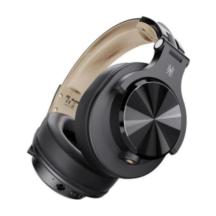 Бездротові навушники OneOdio Fusion A70 Black/Gold із роботою до 72 годин