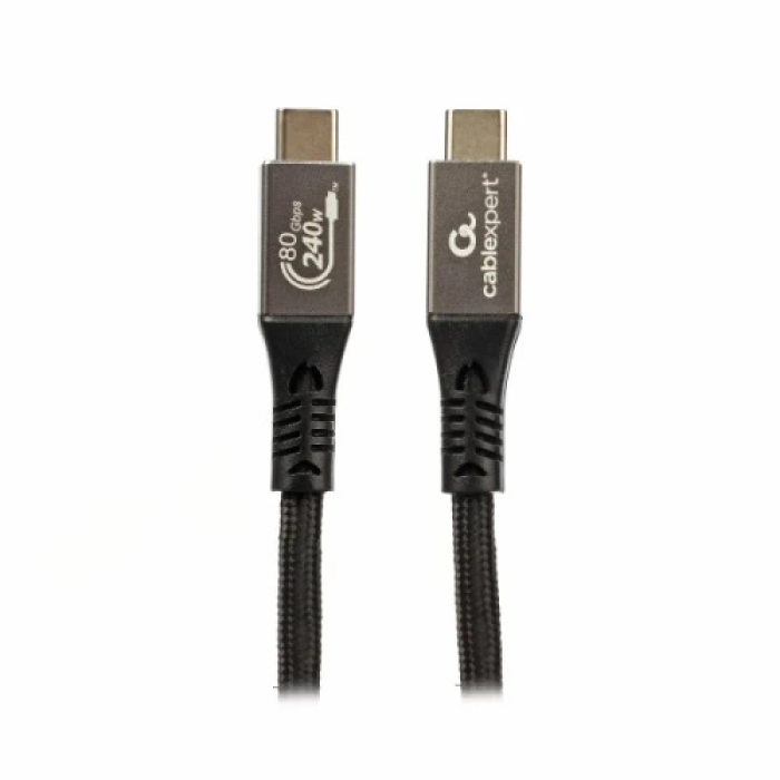 Кабель USB-C — USB-C Cablexpert USB4.2, 1 м, 240 Вт