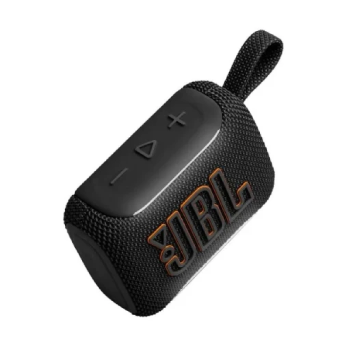 Колонка портативна 1.0 JBL Go 5, Black, 4.8 Bт, Bluetooth, USB Type-C, RGB підсвічування, IP68 водонепроникна, час роботи до 10 год (JBLGO5BLK)