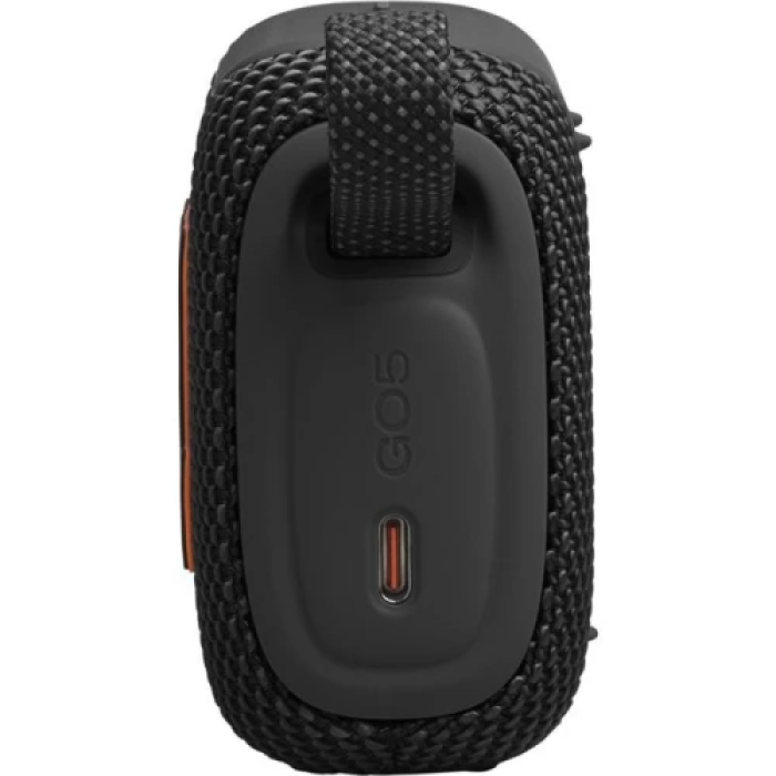 Колонка портативна 1.0 JBL Go 5, Black, 4.8 Bт, Bluetooth, USB Type-C, RGB підсвічування, IP68 водонепроникна, час роботи до 10 год (JBLGO5BLK)