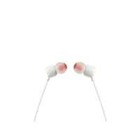 Вакуумні навушники (гарнітура) JBL Tune 110 Eco White 3,5 мм