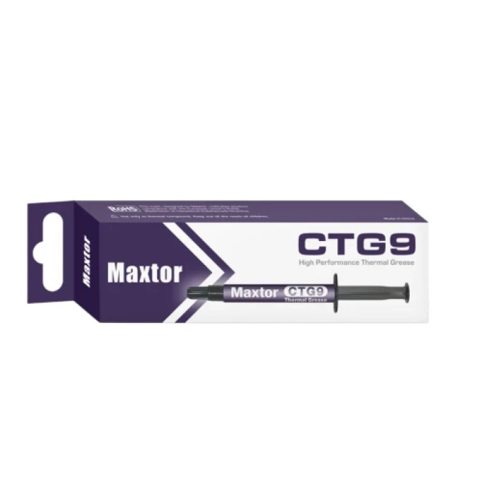 Термопаста Maxtor CTG9 у шприці, 4 г, 13,5 Вт/мК