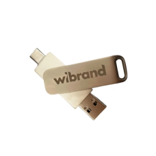 Зовнішній SSD-накопичувач (портативний SSD) Wibrand Wolf 512 ГБ сріблястий