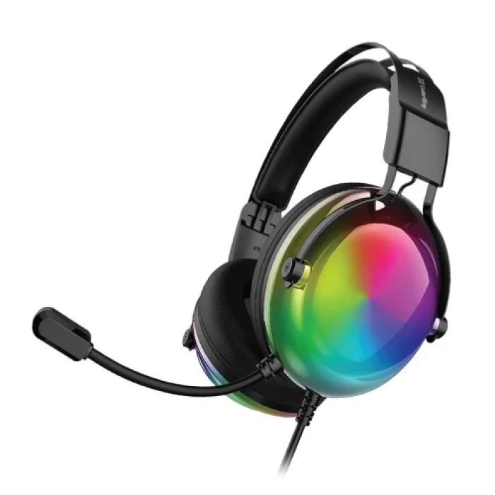 Ігрова гарнітура ColorWay FireStrike RGB — чорна, 3.5 мм