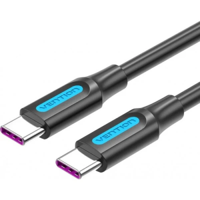 Кабель USB Type-C — USB Type-C Vention 100 Вт, 1 м