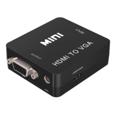 Перехідник HDMI VGA (адаптер HDMI на VGA) Atcom Black 3,5 мм, microUSB