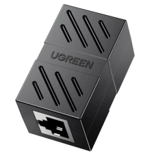 Розетка з’єднувальна для RJ45 (адаптер) Ugreen NW114 Cat.7, чорна
