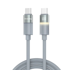 Кабель Type-C — Type-C (USB-C кабель) ColorWay CW-CBPDCC092-GR 1 м, 60 Вт, с LED