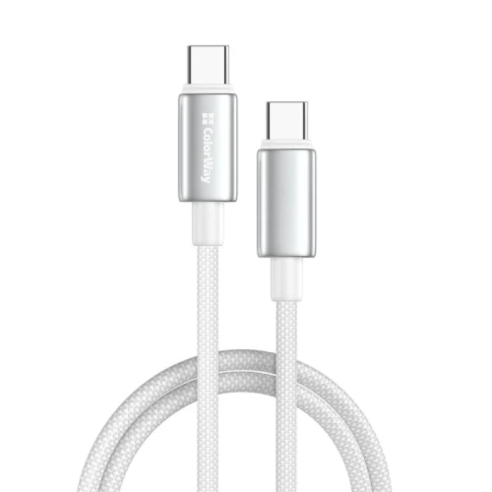 Кабель ColorWay USB-C — USB-C 100 Вт, 1 м
