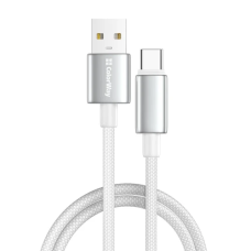Кабель USB — Type-C (USB-C) ColorWay CW-CBUC098-WT, 1 м, 3 А, білий
